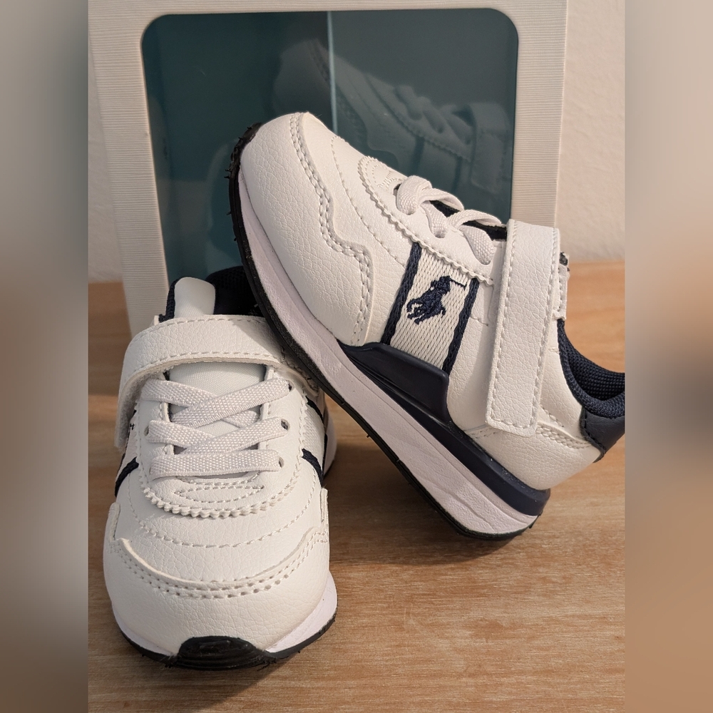 POLO, Ralph Lauren Kids Train 89 Sport sneakers, Size 5.